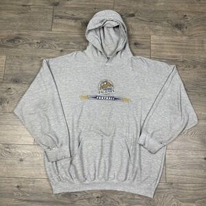 Vintage Southwest Michigan Jaguars Hoodie Adult 2XL‎ Gray NWFA Women's Football